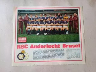Плакат из журнала Стадион- Anderlecht 7