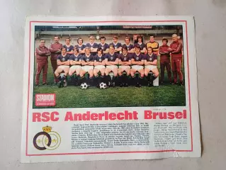 Плакат из журнала Стадион- Anderlecht 9