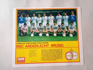 Плакат из журнала Стадион- Anderlecht 10