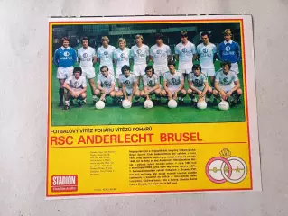 Плакат из журнала Стадион- Anderlecht 11