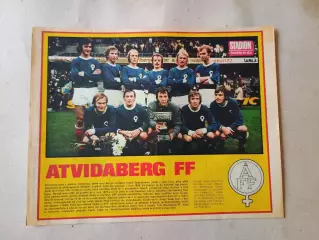 Плакат из журнала Стадион- Atvidaberg 2