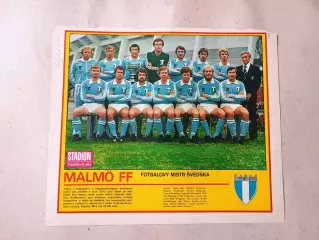 Плакат из журнала Стадион- Malmo