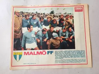 Плакат из журнала Стадион- Malmo 6