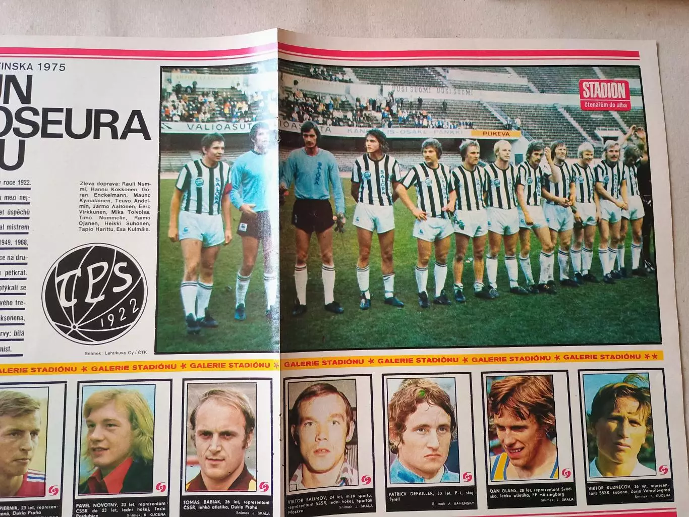 Плакат из журнала Стадион- TPS