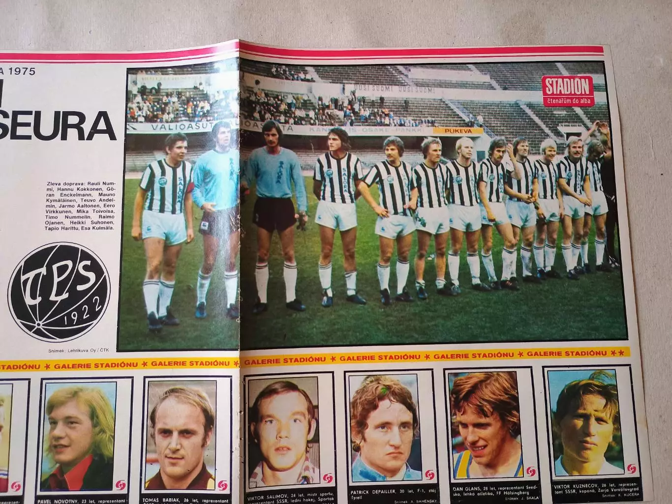 Плакат из журнала Стадион- TPS 3