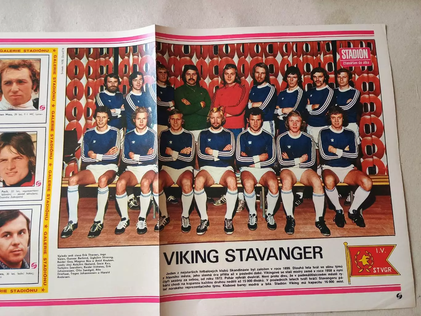 Плакат из журнала Стадион- Viking 2