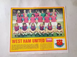 Плакат из журнала Стадион- West Ham