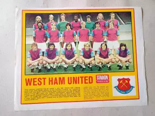Плакат из журнала Стадион- West Ham 3