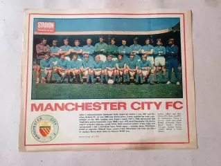 Плакат из журнала Стадион- Manchester City 2