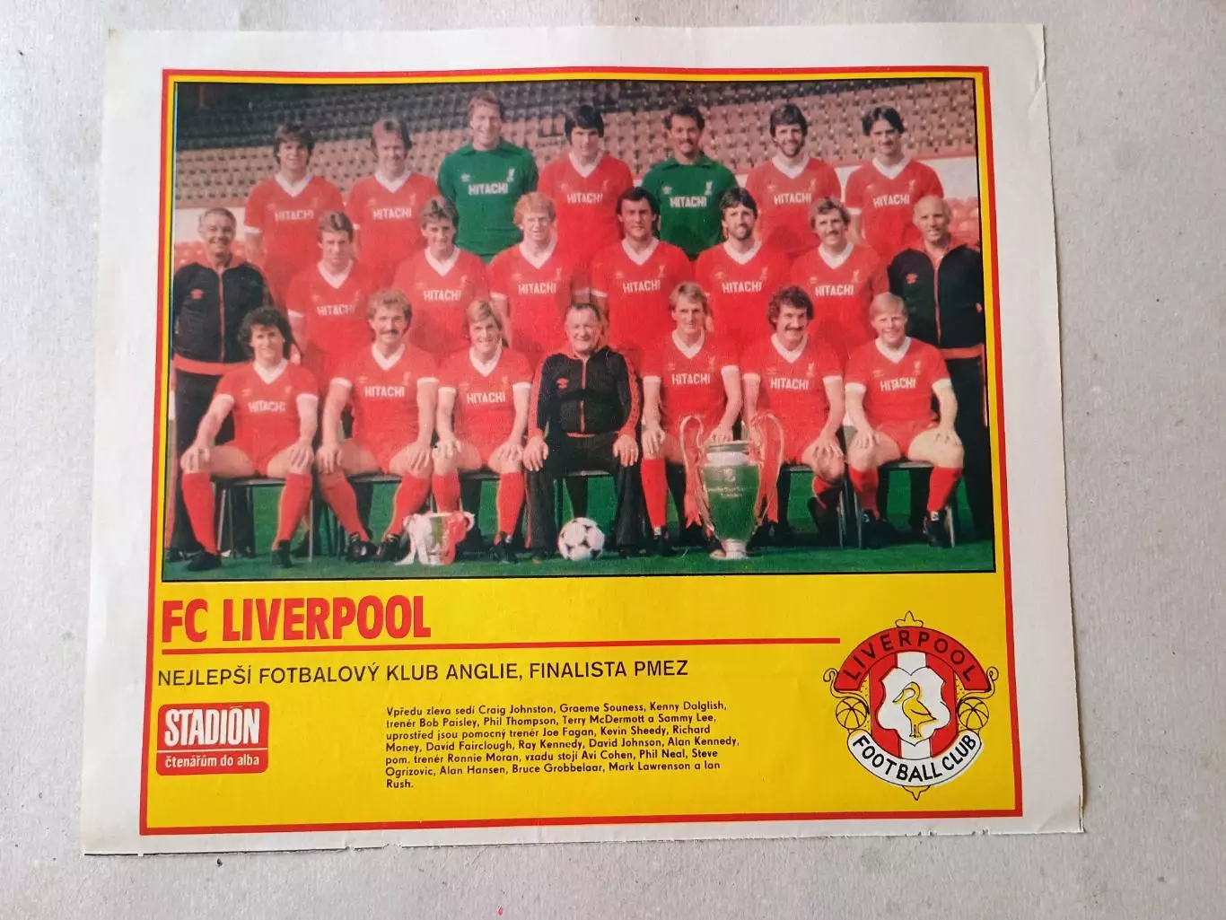 Плакат из журнала Стадион- Liverpool 3