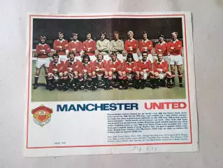 Плакат из журнала Стадион- Manchester United