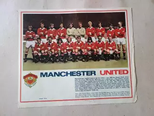 Плакат из журнала Стадион- Manchester United 2
