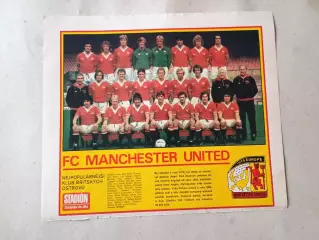 Плакат из журнала Стадион- Manchester United 5