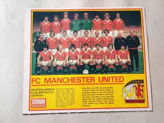 Плакат из журнала Стадион- Manchester United 6