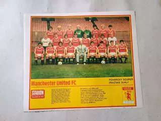 Плакат из журнала Стадион- Manchester United 7
