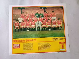 Плакат из журнала Стадион- Manchester United 8
