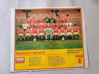 Плакат из журнала Стадион- Manchester United 9