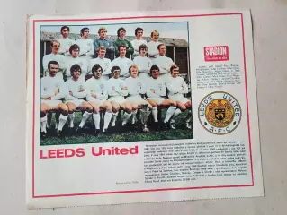 Плакат из журнала Стадион- Leeds 6