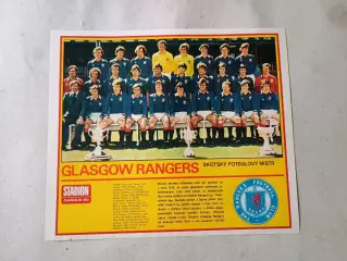 Плакат из журнала Стадион- Rangers