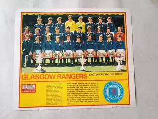 Плакат из журнала Стадион- Rangers 3