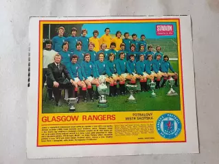 Плакат из журнала Стадион- Rangers 4