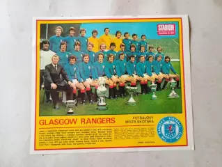 Плакат из журнала Стадион- Rangers 5
