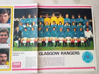 Плакат из журнала Стадион- Rangers 9