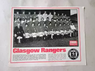 Плакат из журнала Стадион- Rangers 11