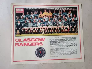 Плакат из журнала Стадион- Rangers 13