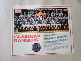 Плакат из журнала Стадион- Rangers 14