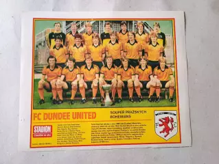 Плакат из журнала Стадион- Dundee United