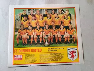 Плакат из журнала Стадион- Dundee United 2