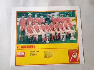 Плакат из журнала Стадион- Aberdeen 3