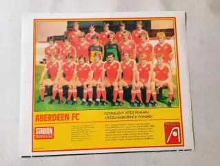 Плакат из журнала Стадион- Aberdeen 5