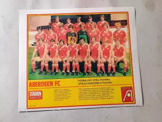 Плакат из журнала Стадион- Aberdeen 6