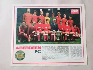 Плакат из журнала Стадион- Aberdeen 7