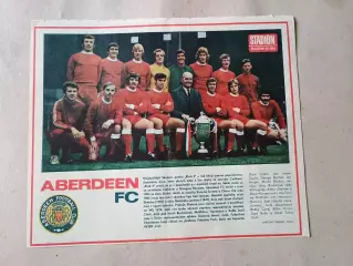 Плакат из журнала Стадион- Aberdeen 9