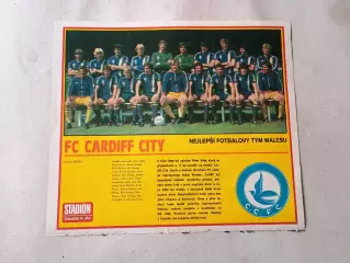 Плакат из журнала Стадион- Cardiff