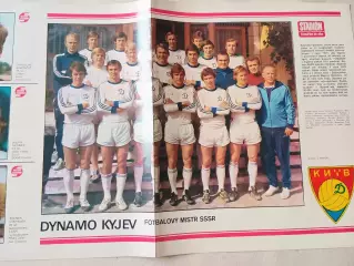 Плакат из журнала Стадион- Dynamo 7