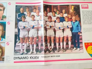 Плакат из журнала Стадион- Dynamo 8