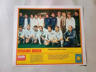 Плакат из журнала Стадион- Minsk 2