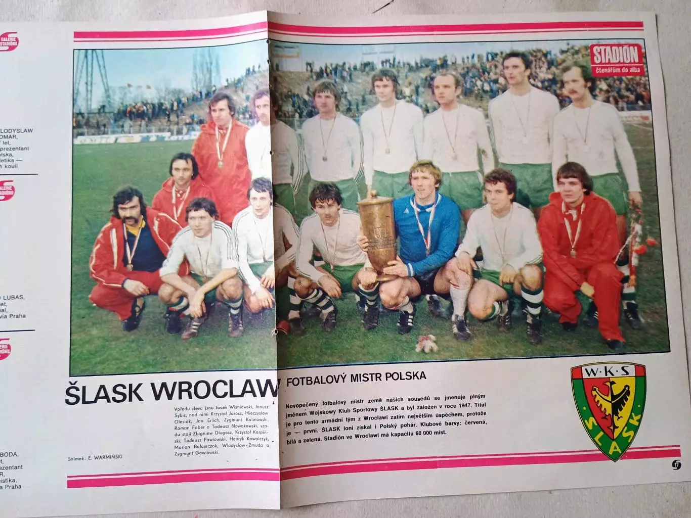 Плакат из журнала Стадион- Wroclaw 2