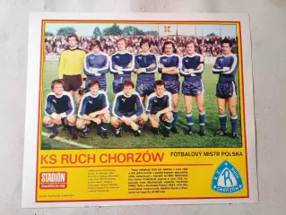 Плакат из журнала Стадион- Chorzow 8