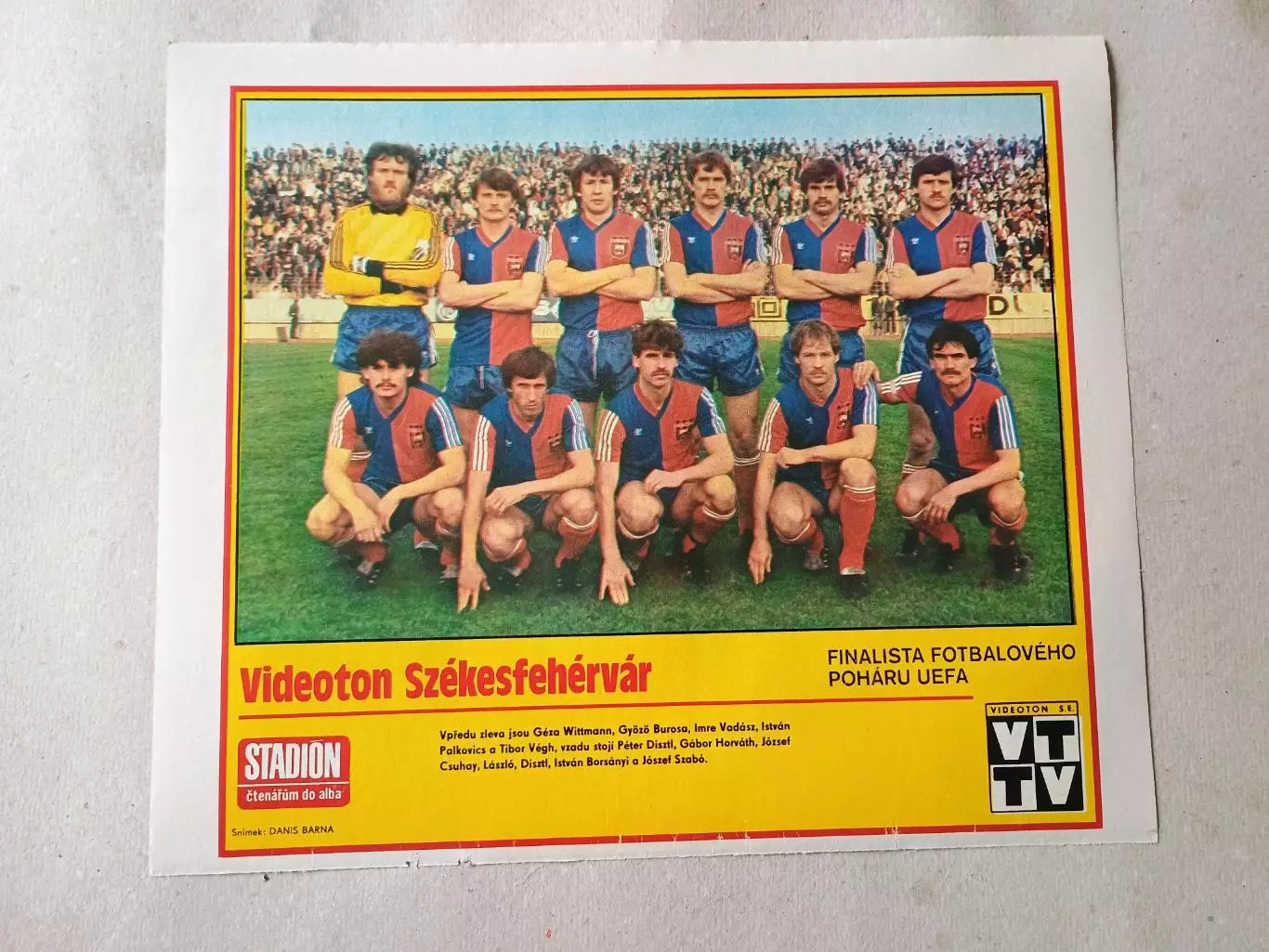 Плакат из журнала Стадион- Videoton