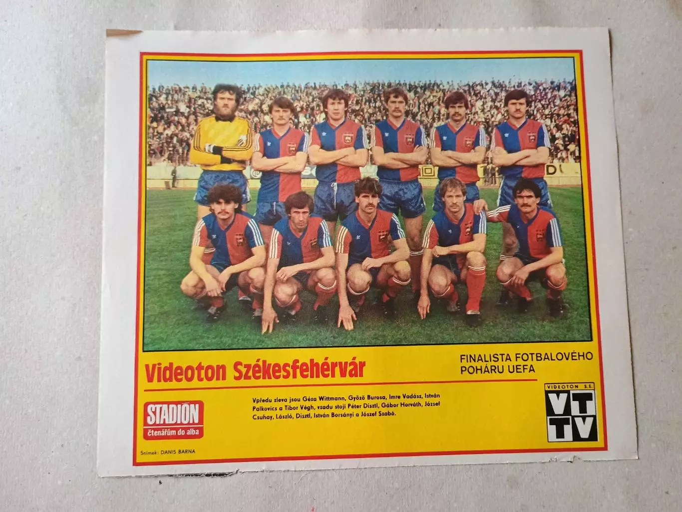 Плакат из журнала Стадион- Videoton 2