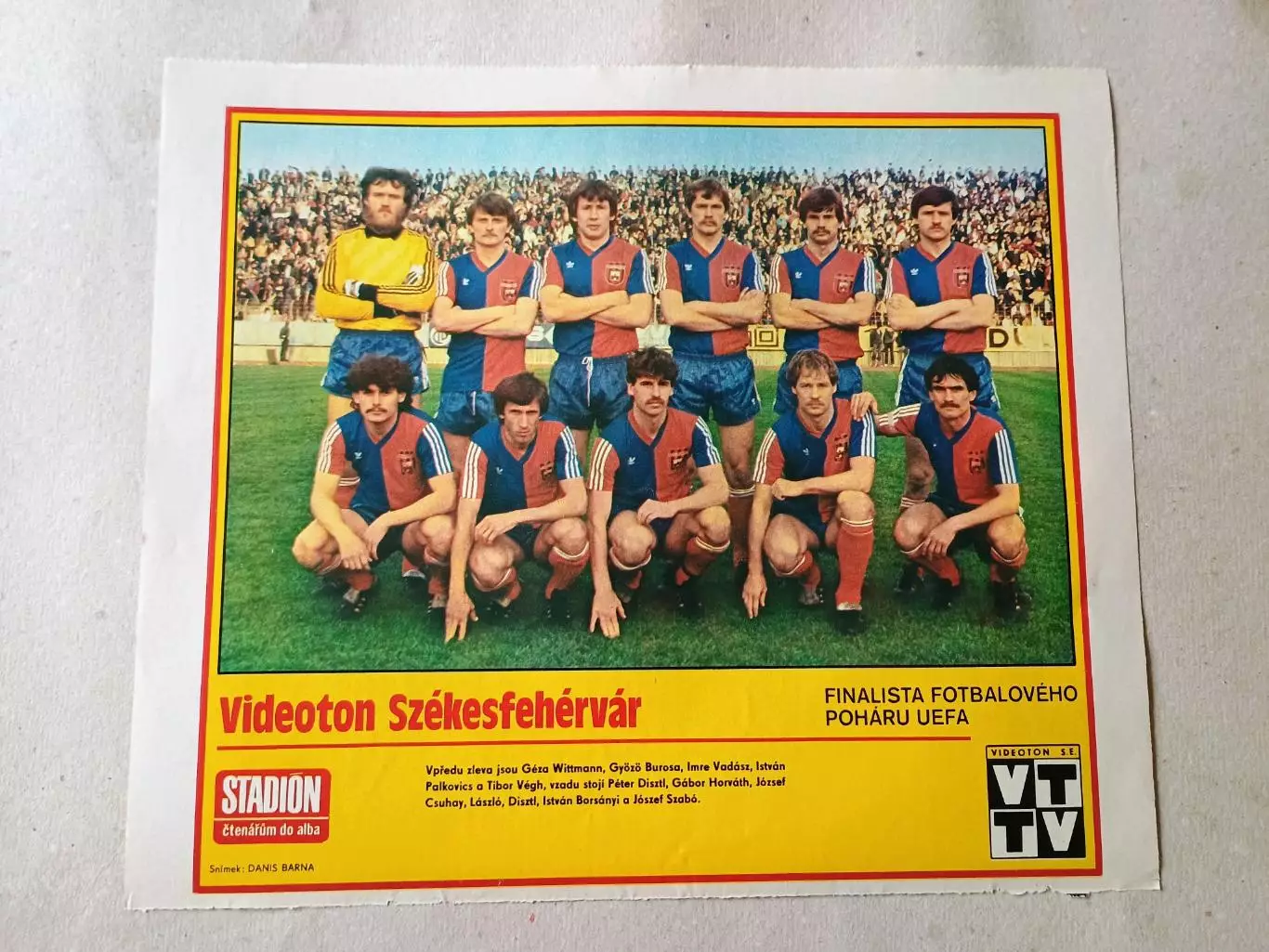 Плакат из журнала Стадион- Videoton 3