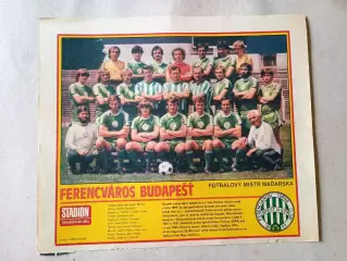 Плакат из журнала Стадион- Ferencvaros 2