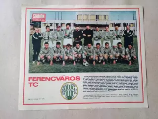 Плакат из журнала Стадион- Ferencvaros 7
