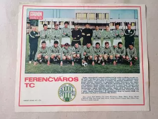 Плакат из журнала Стадион- Ferencvaros 9