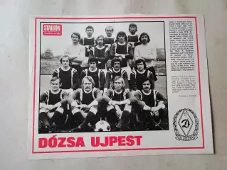 Плакат из журнала Стадион- Dozsa 4
